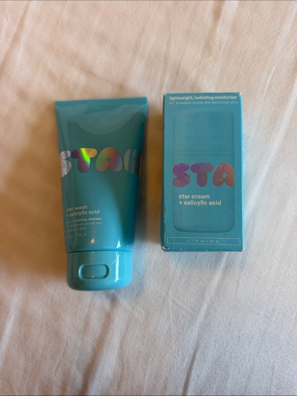 Starface Set: Star Wash + Salicylic Acid and Star Cream + Salicylic Acid